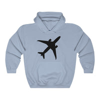 Boeing 787 Dreamliner Silhouette Hooded Sweatshirt