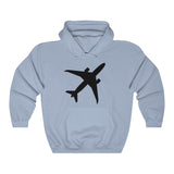 Boeing 787 Dreamliner Silhouette Hooded Sweatshirt