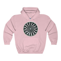 GE90 Jet Engine Hooded Sweatshirt