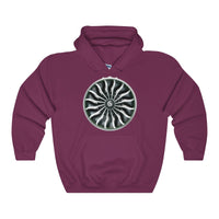 GE90 Jet Engine Hooded Sweatshirt