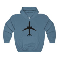 Airbus A340 Silhouette Hooded Sweatshirt