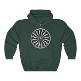 GE90 Jet Engine Hooded Sweatshirt