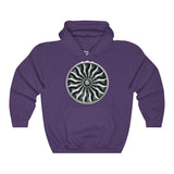 GE90 Jet Engine Hooded Sweatshirt