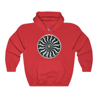 GE90 Jet Engine Hooded Sweatshirt