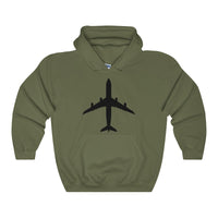 Airbus A340 Silhouette Hooded Sweatshirt