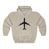 Airbus A340 Silhouette Hooded Sweatshirt