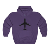 Airbus A340 Silhouette Hooded Sweatshirt