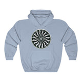 GE90 Jet Engine Hooded Sweatshirt