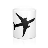 Boeing 787 Dreamliner Silhouette Mug