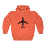 Airbus A340 Silhouette Hooded Sweatshirt