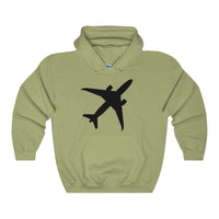 Boeing 787 Dreamliner Silhouette Hooded Sweatshirt