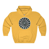 GE90 Jet Engine Hooded Sweatshirt