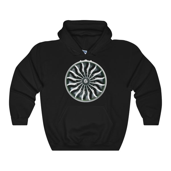 GE90 Jet Engine Hooded Sweatshirt