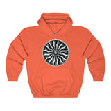 GE90 Jet Engine Hooded Sweatshirt