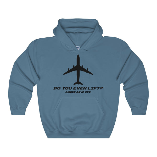 Airbus A340-300 "Do You Even Lift" Hooded Sweatshirt