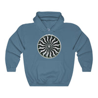 GE90 Jet Engine Hooded Sweatshirt