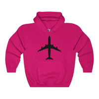 Airbus A340 Silhouette Hooded Sweatshirt