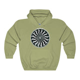 GE90 Jet Engine Hooded Sweatshirt