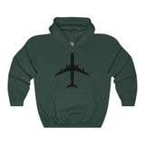 Airbus A340 Silhouette Hooded Sweatshirt