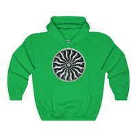 GE90 Jet Engine Hooded Sweatshirt